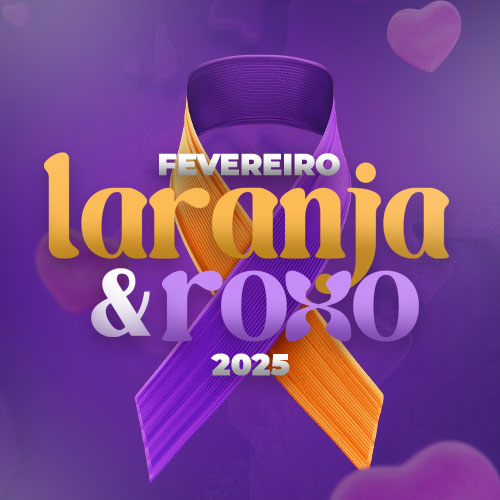 Fevereiro Laranja e Roxo 2025